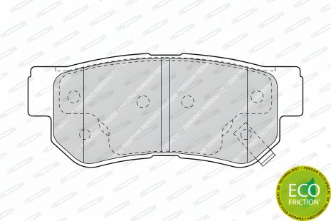 Комплект тормозных колодок KIA MAGENTIS, SSANGYONG MUSSO, HYUNDAI SANTA, FERODO (FDB1606) Комплект тормозных колодок KIA MAGENTIS, SSANGYONG MUSSO, HYUNDAI SANTA, FERODO (FDB1606)