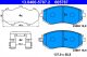 Комплект тормозных колодок SUBARU IMPREZA, SUBARU FORESTER, SUBARU BRZ, ATE (13046057872)