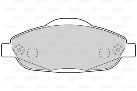 Комплект гальмівних колодок PEUGEOT 308, PEUGEOT 3008, VALEO (302215)
