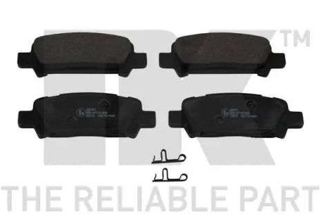 Комплект тормозных колодок SUBARU BRZ, SUBARU IMPREZA, SUBARU LEGACY, NK (224411)