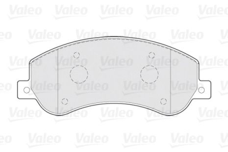 Комплект гальмівних колодок FORD TRANSIT, VALEO (301816) Комплект гальмівних колодок FORD TRANSIT, VALEO (301816)