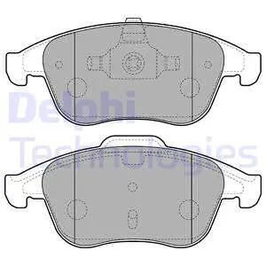 Комплект гальмівних колодок RENAULT SCÉNIC, RENAULT CLIO, RENAULT LATITUDE, DELPHI (LP2181)