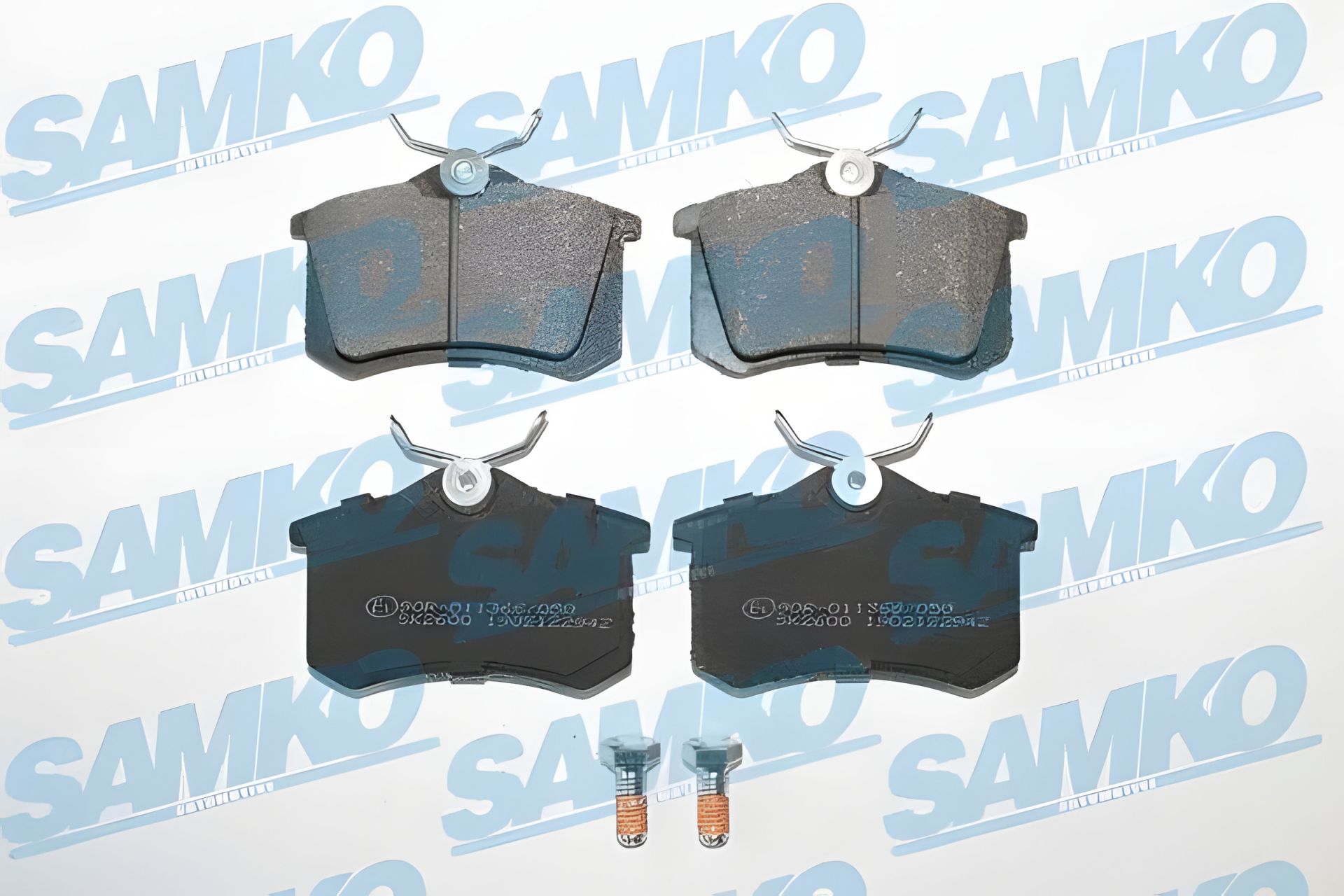 Комплект гальмівних колодок CITROËN C3, RENAULT ESPACE, PEUGEOT 605, SAMKO (5SP294) Комплект гальмівних колодок CITROËN C3, RENAULT ESPACE, PEUGEOT 605, SAMKO (5SP294)