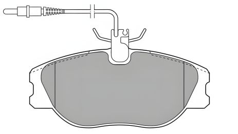 Комплект гальмівних колодок для LANCIA ZETA, FIAT SCUDO, CITROËN JUMPY, FREMAX (FBP0893)