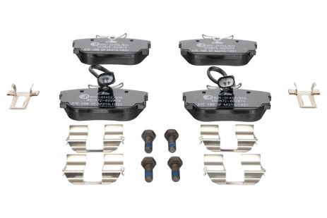 Комплект тормозных колодок SEAT ALHAMBRA, FORD GALAXY, VW TRANSPORTER, ATE (13046028722)