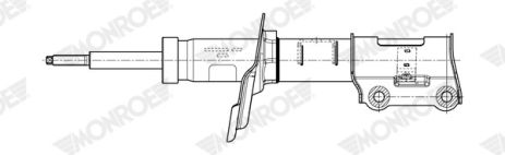 Амортизатор HYUNDAI i10, MONROE (G7923)
