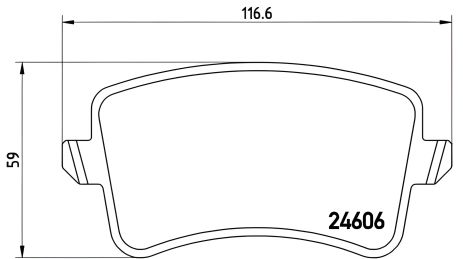 Тормозных колодок комплект AUDI Q5, AUDI A5, AUDI A4, BREMBO (P85099X) Тормозных колодок комплект AUDI Q5, AUDI A5, AUDI A4, BREMBO (P85099X)