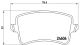 Гальмівних колодок комплект AUDI Q5, AUDI A5, AUDI A4, BREMBO (P85099)