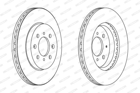 Диск тормозной HONDA CITY, HONDA JAZZ, FERODO (DDF1610)