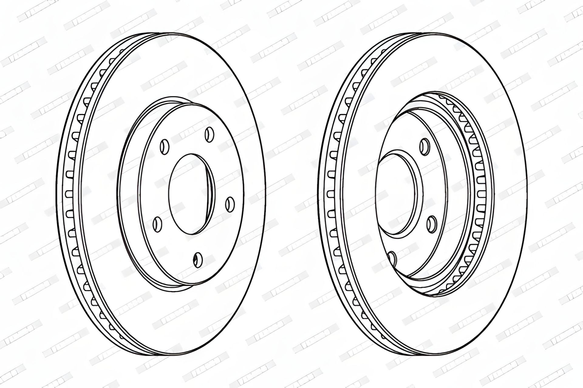 Гальмівний диск для DODGE CALIBER, MITSUBISHI SPACE, LANCER, FERODO (DDF1599C) Гальмівний диск для DODGE CALIBER, MITSUBISHI SPACE, LANCER, FERODO (DDF1599C)