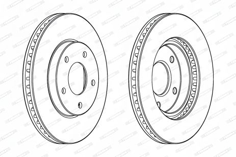 Тормозной диск DODGE CALIBER, MITSUBISHI SPACE, MITSUBISHI LANCER, FERODO (DDF1599C) Тормозной диск DODGE CALIBER, MITSUBISHI SPACE, MITSUBISHI LANCER, FERODO (DDF1599C)