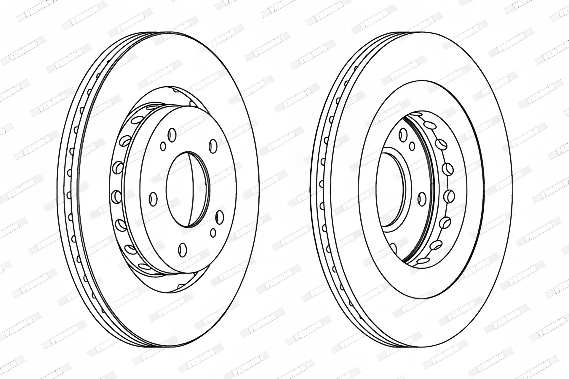 Тормозной диск для PEUGEOT 4007, CITROËN C-CROSSER, MITSUBISHI OUTLANDER, FERODO (DDF1642C) Тормозной диск для PEUGEOT 4007, CITROËN C-CROSSER, MITSUBISHI OUTLANDER, FERODO (DDF1642C)