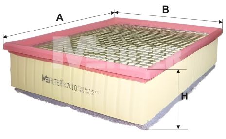 Повітряний фільтр FORD KUGA, VOLVO V40, VOLVO XC70, M-FILTER (K7010) Повітряний фільтр FORD KUGA, VOLVO V40, VOLVO XC70, M-FILTER (K7010)