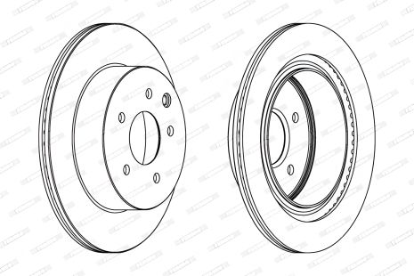 Гальмівний диск TOYOTA ALPHARD, INFINITI G, RENAULT KOLEOS, FERODO (DDF1579) Гальмівний диск TOYOTA ALPHARD, INFINITI G, RENAULT KOLEOS, FERODO (DDF1579)