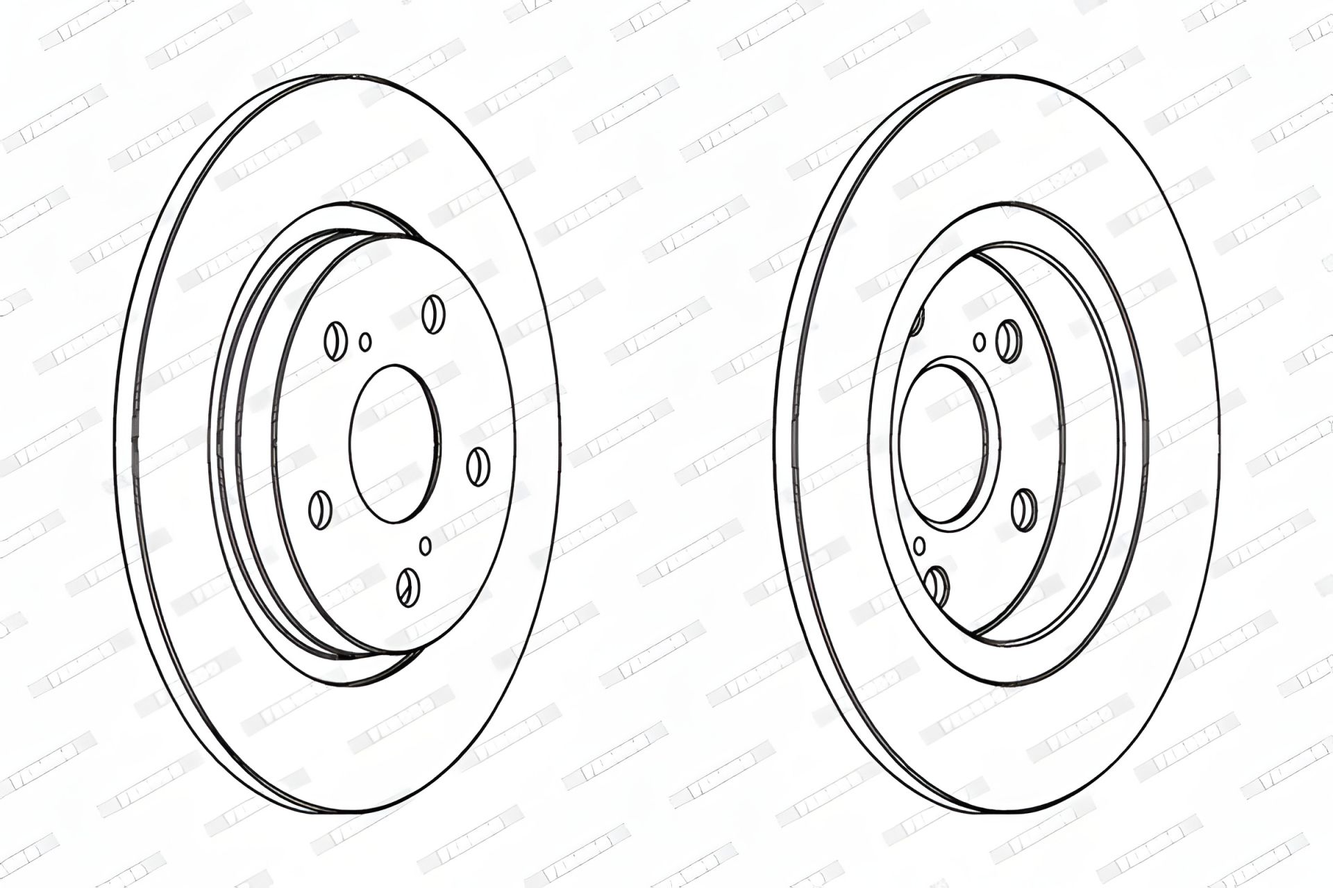Диск гальмівний TOYOTA AVENSIS, FERODO (DDF1755) Диск гальмівний TOYOTA AVENSIS, FERODO (DDF1755)