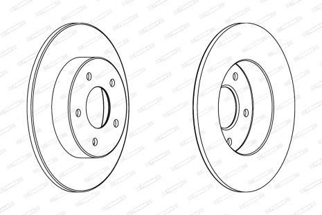 Гальмівний диск NISSAN PRIMERA, NISSAN ALMERA, FERODO (DDF1383) Гальмівний диск NISSAN PRIMERA, NISSAN ALMERA, FERODO (DDF1383)