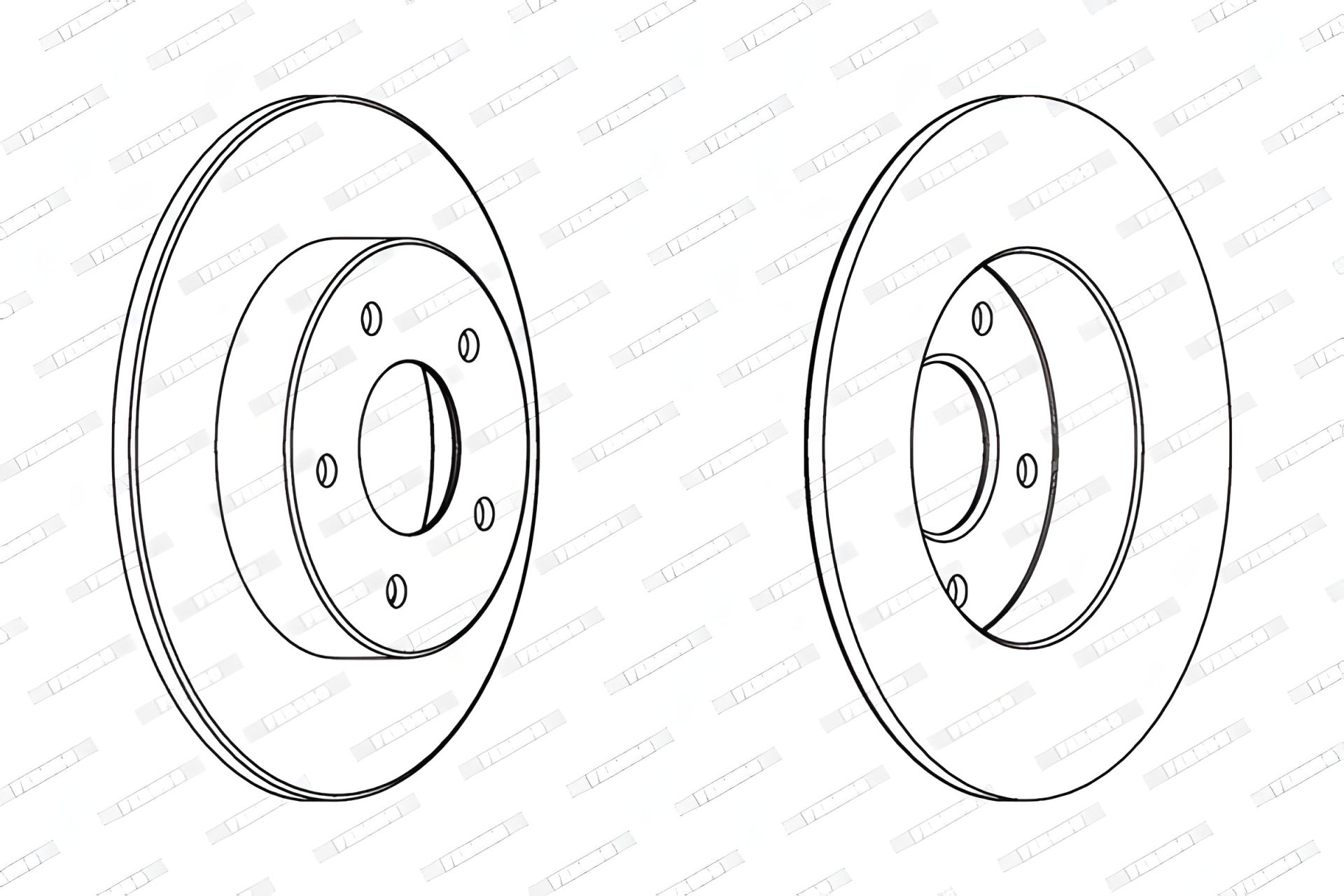 Гальмівний диск для NISSAN PRIMERA та NISSAN ALMERA, FERODO (DDF1383C) Гальмівний диск для NISSAN PRIMERA та NISSAN ALMERA, FERODO (DDF1383C)