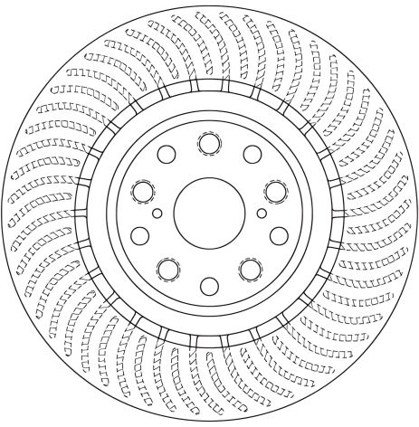 Гальмівний диск LEXUS LS, від TRW (DF6489S) Гальмівний диск LEXUS LS, від TRW (DF6489S)