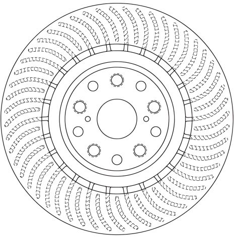 Гальмівний диск LEXUS LS, від TRW (DF6489S) Гальмівний диск LEXUS LS, від TRW (DF6489S)