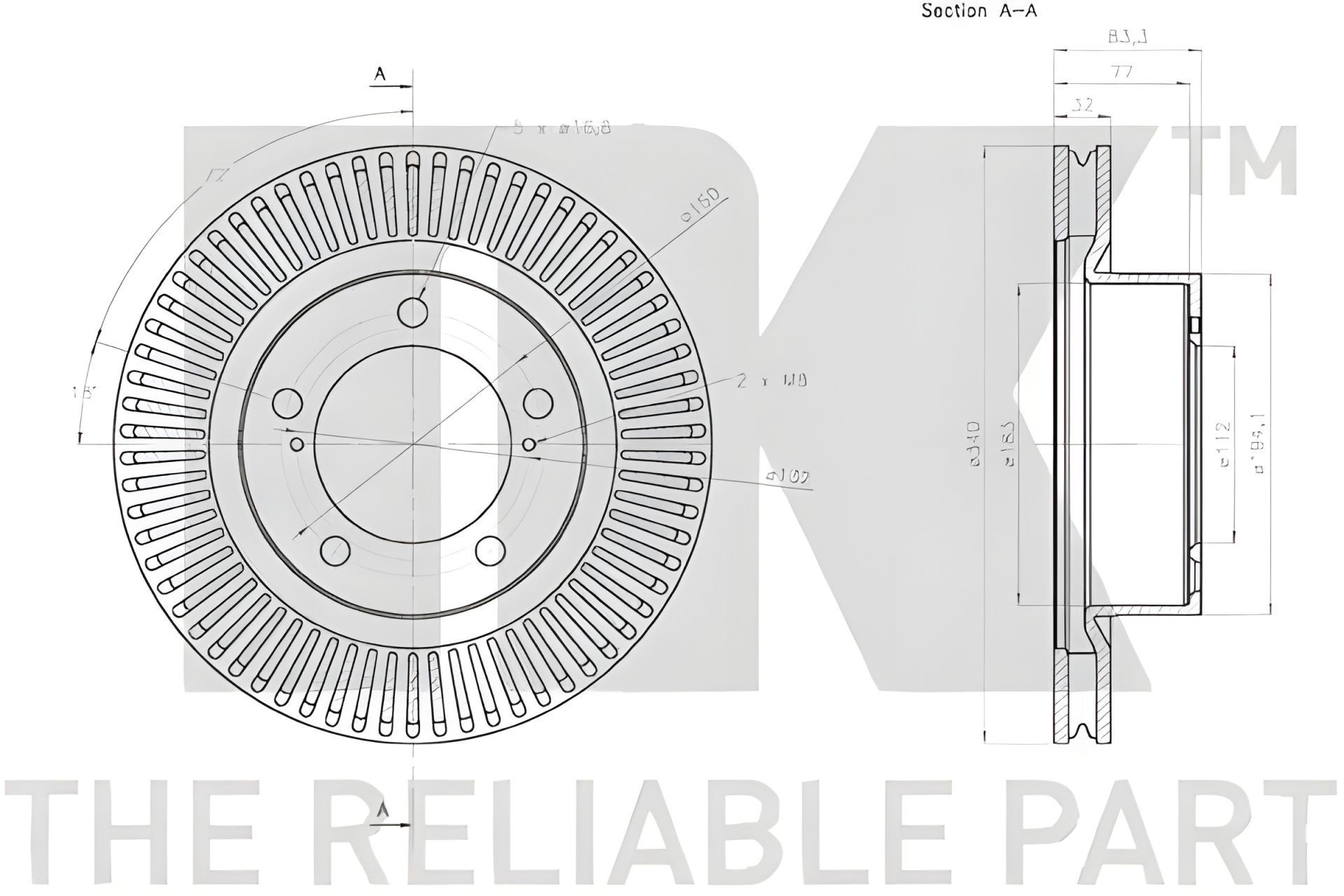 Гальмівний диск LEXUS LX/TOYOTA LAND CRUISER, NK (3145171) Гальмівний диск LEXUS LX/TOYOTA LAND CRUISER, NK (3145171)
