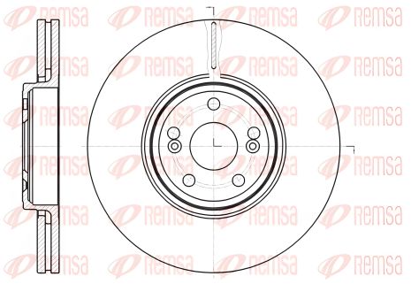 Гальмівний диск ESPACE RENAULT, VEL RENAULT, REMSA (6123410) Гальмівний диск ESPACE RENAULT, VEL RENAULT, REMSA (6123410)