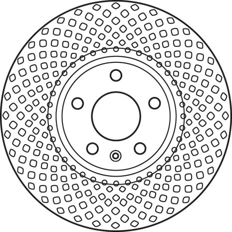 Гальмівний Диск AUDI A5, AUDI A4, TRW (DF6015S)