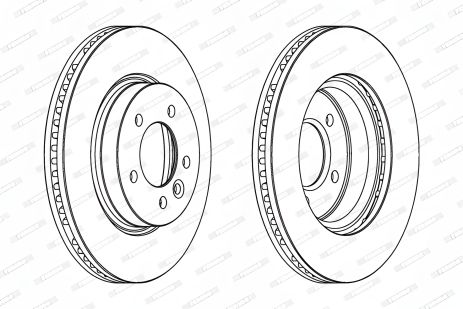 Гальмівний диск LAND ROVER, FERODO (DDF1430C1) Гальмівний диск LAND ROVER, FERODO (DDF1430C1)