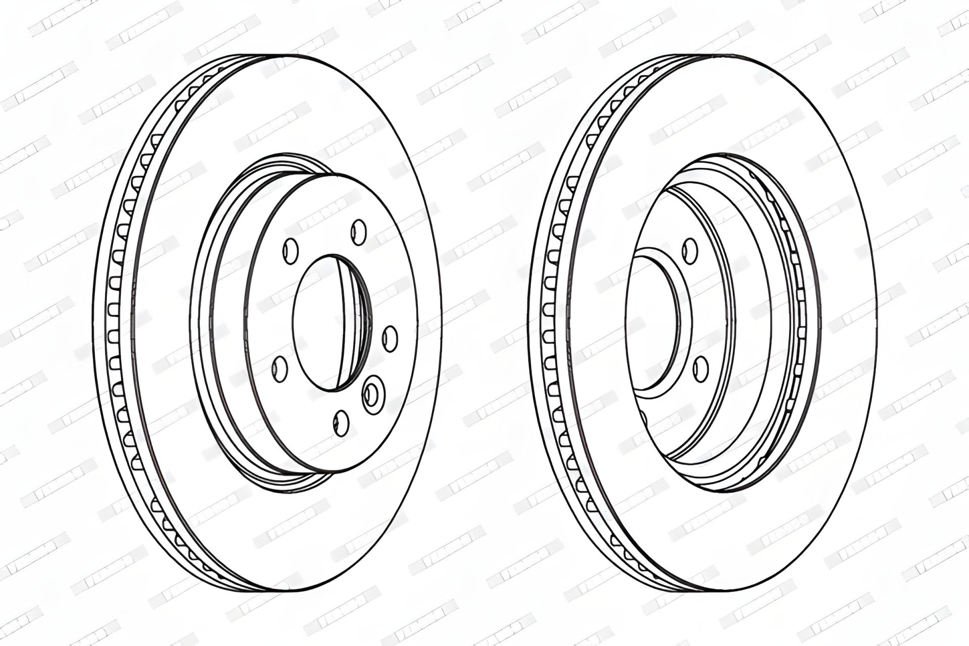 Гальмівний диск LAND ROVER, FERODO (DDF1430C1) Гальмівний диск LAND ROVER, FERODO (DDF1430C1)