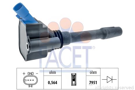 Запалювання Котушка JEEP RENEGADE, OPEL COMBO, FIAT TIPO, FACET (96533) Запалювання Котушка JEEP RENEGADE, OPEL COMBO, FIAT TIPO, FACET (96533)