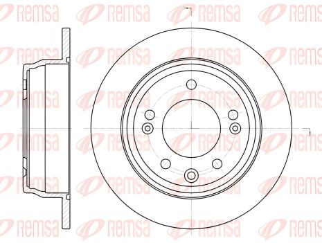 Гальмівний диск DONGNAN (SOUEAST), REFINE JAC, (6110500) REMSA