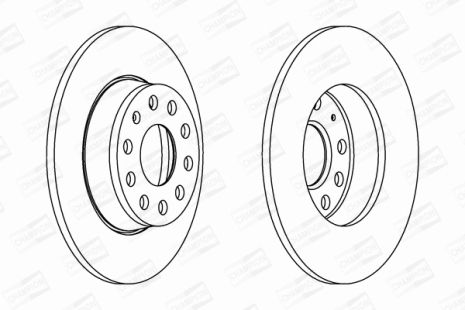 Диск тормозной CUPRA FORMENTOR, SEAT LEON, AUDI A3, CHAMPION (562614CH)