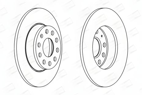 Гальмівний диск CUPRA FORMENTOR, SEAT LEON, AUDI A3, CHAMPION (562614CH)