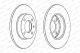 Диск тормозной SEAT CORDOBA, AUDI 80, VW POLO, FERODO (DDF042)