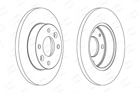 Гальмівний диск DACIA SANDERO, RENAULT LOGAN, RENAULT CLIO, CHAMPION (561235CH) Гальмівний диск DACIA SANDERO, RENAULT LOGAN, RENAULT CLIO, CHAMPION (561235CH)