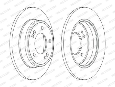 Диск гальмівний HYUNDAI KONA, KIA SELTOS, KIA SOUL, FERODO (DDF2193C)