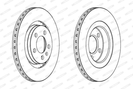 Диск тормозной FORD CAPRI, SEAT LEON, VW GOLF, FERODO (DDF928)