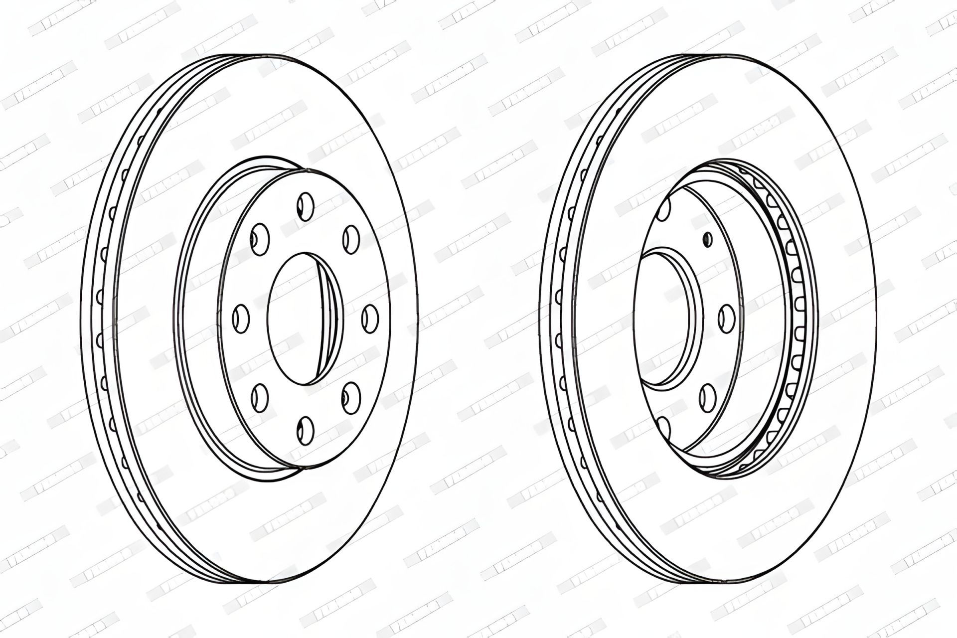 Гальмівний диск, CHEVROLET AVEO, DODGE NEON, OPEL ASTRA, FERODO (DDF1279C) Гальмівний диск, CHEVROLET AVEO, DODGE NEON, OPEL ASTRA, FERODO (DDF1279C)