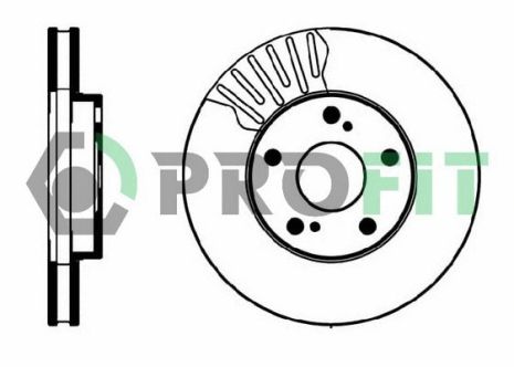 Диск тормозной LEXUS GS, TOYOTA CAMRY, PROFIT (50100501)