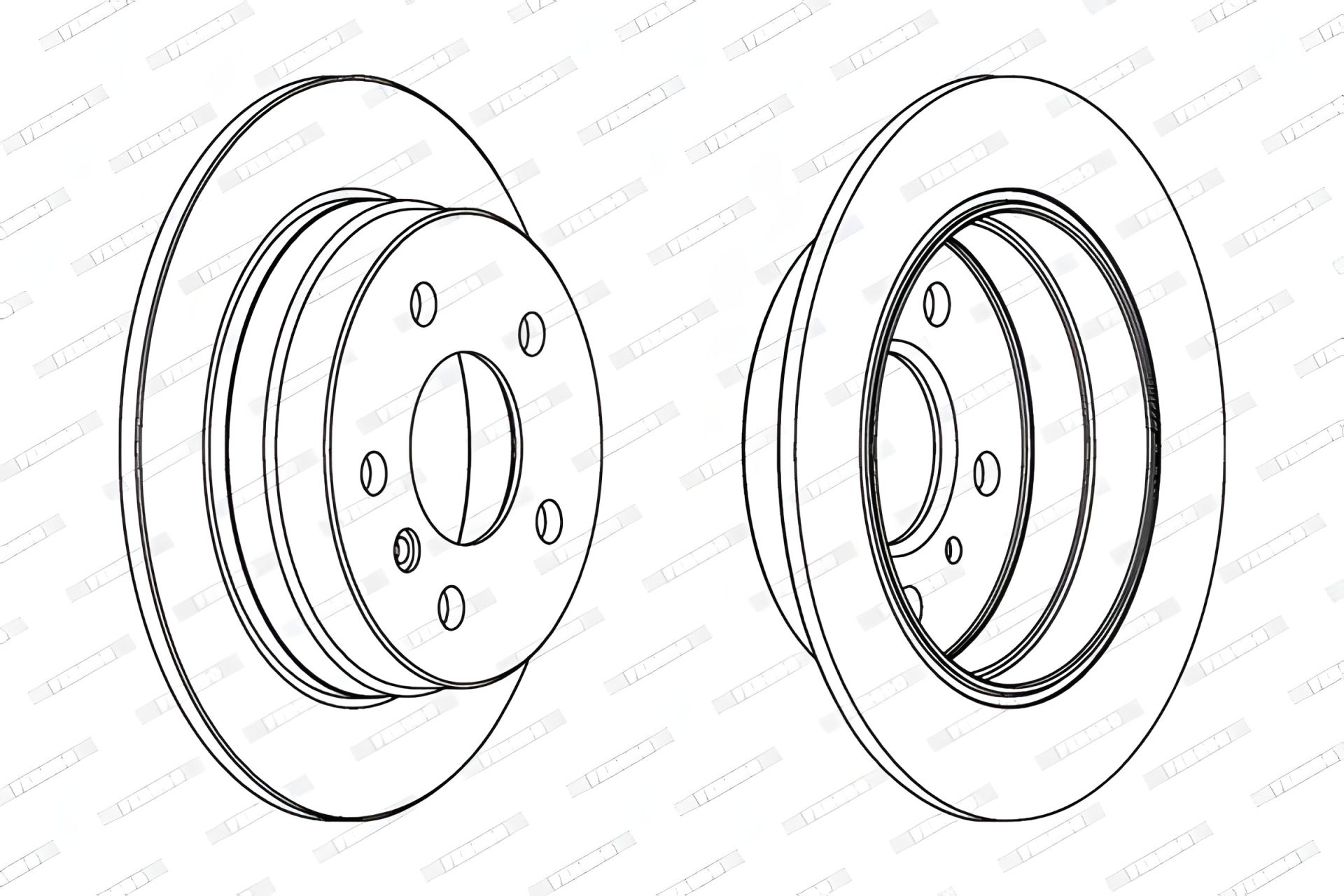 Гальмівний диск MERCEDES-BENZ B-CLASS, MERCEDES-BENZ A-CLASS, FERODO (DDF1258C) Гальмівний диск MERCEDES-BENZ B-CLASS, MERCEDES-BENZ A-CLASS, FERODO (DDF1258C)