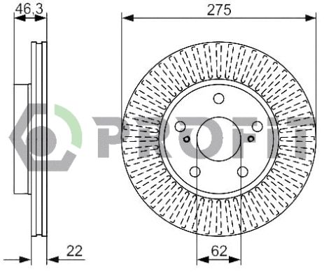 ΠΠΈΡΠΊ Π³Π°Π»ΡΠΌΡΠ²Π½ΠΈΠΉ TOYOTA COROLLA, TOYOTA AURIS, PROFIT (50101789) ΠΠΈΡΠΊ Π³Π°Π»ΡΠΌΡΠ²Π½ΠΈΠΉ TOYOTA COROLLA, TOYOTA AURIS, PROFIT (50101789)