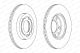 Гальмівний диск VW FOX, SKODA ROOMSTER, FABIA, FERODO (DDF1164) Гальмівний диск VW FOX, SKODA ROOMSTER, FABIA, FERODO (DDF1164)