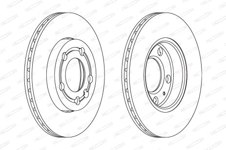 Тормозной диск VW FOX, SKODA ROOMSTER, SKODA FABIA, FERODO (DDF1164) Тормозной диск VW FOX, SKODA ROOMSTER, SKODA FABIA, FERODO (DDF1164)