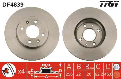 ΠΠΈΡΠΊ ΡΠΎΡΠΌΠΎΠ·Π½ΠΎΠΉ KIA (DYK), HYUNDAI (BEIJING), KIA RIO, TRW (DF4839) ΠΠΈΡΠΊ ΡΠΎΡΠΌΠΎΠ·Π½ΠΎΠΉ KIA (DYK), HYUNDAI (BEIJING), KIA RIO, TRW (DF4839)