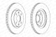 Тормозной диск DODGE RAM, NISSAN KUBISTAR, DACIA LOGAN, FERODO (DDF1096)