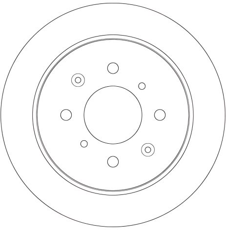 Тормозной диск HONDA JAZZ, TRW (DF6378) Тормозной диск HONDA JAZZ, TRW (DF6378)