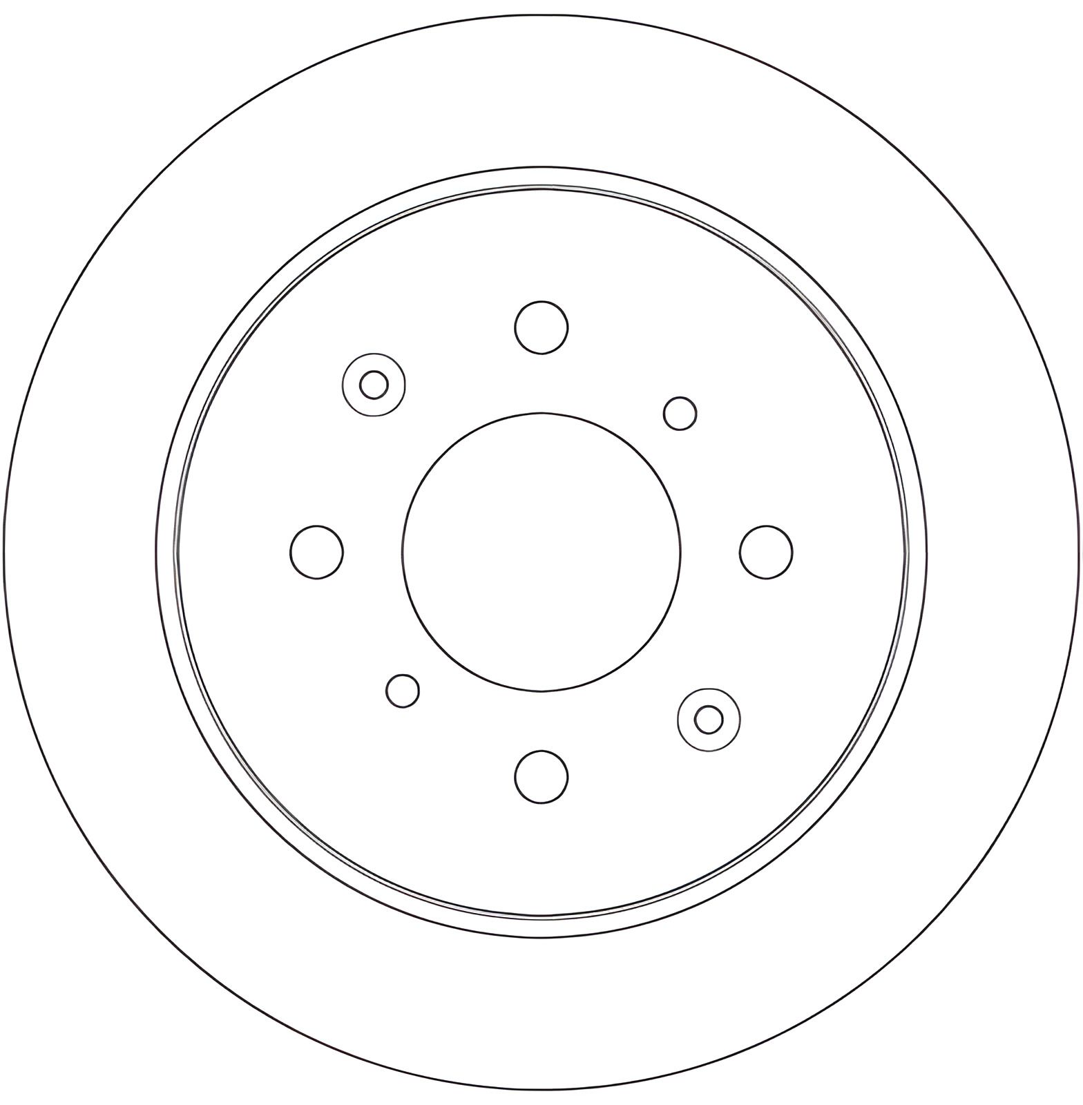 Тормозной диск HONDA JAZZ, TRW (DF6378) Тормозной диск HONDA JAZZ, TRW (DF6378)