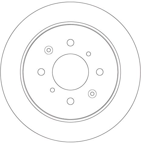 Тормозной диск HONDA JAZZ, TRW (DF6378)