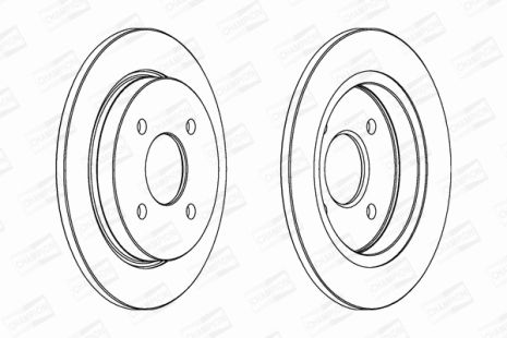 Диск тормозной TVR CHIMAERA, PANTHER KALLISTA, FORD FOCUS, CHAMPION (561375CH)