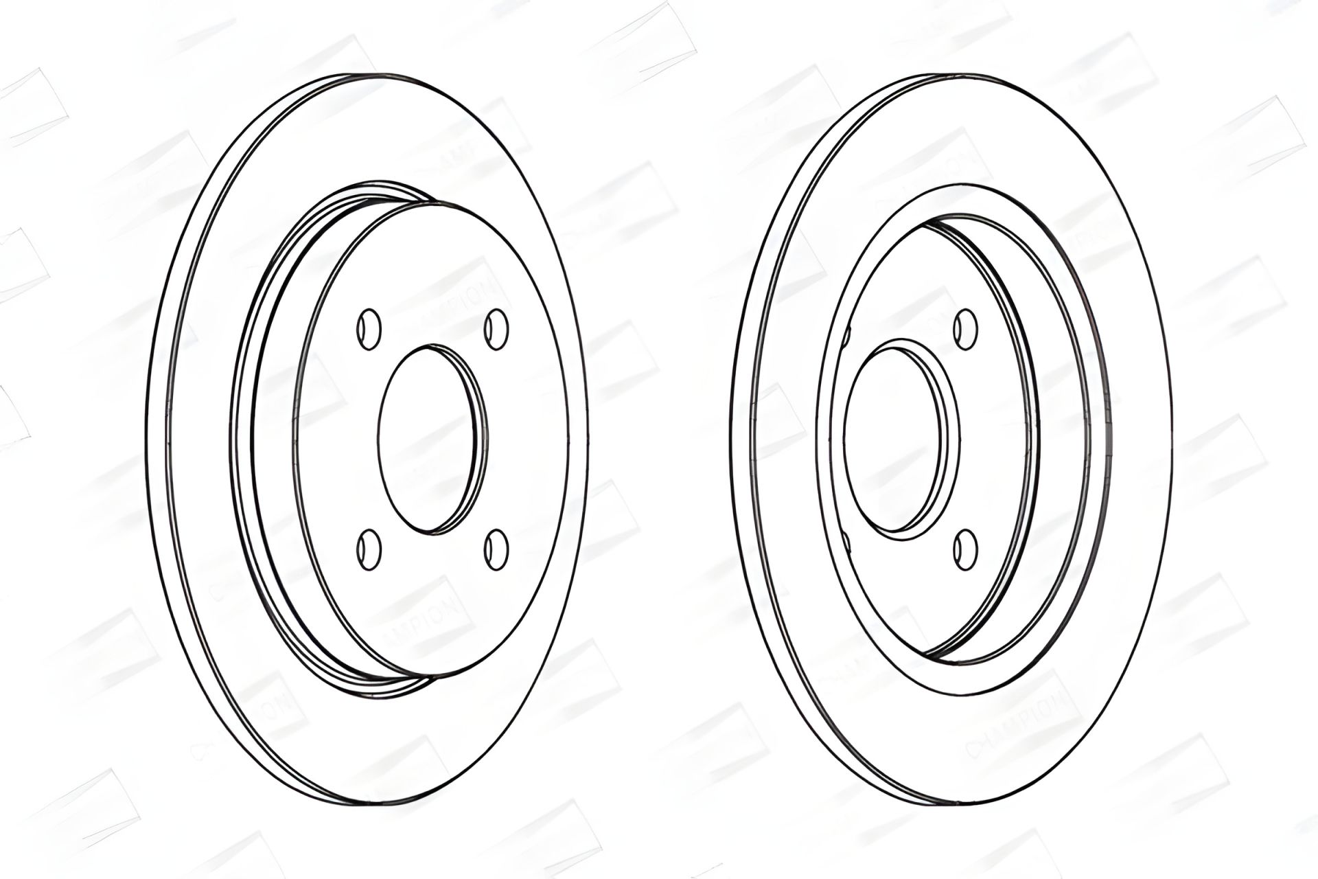 Гальмівний диск TVR CHIMAERA, PANTHER KALLISTA, FORD FOCUS, CHAMPION (561375CH) Гальмівний диск TVR CHIMAERA, PANTHER KALLISTA, FORD FOCUS, CHAMPION (561375CH)
