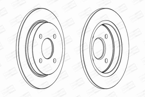 Диск тормозной TVR CHIMAERA, PANTHER KALLISTA, FORD FOCUS, CHAMPION (561375CH)